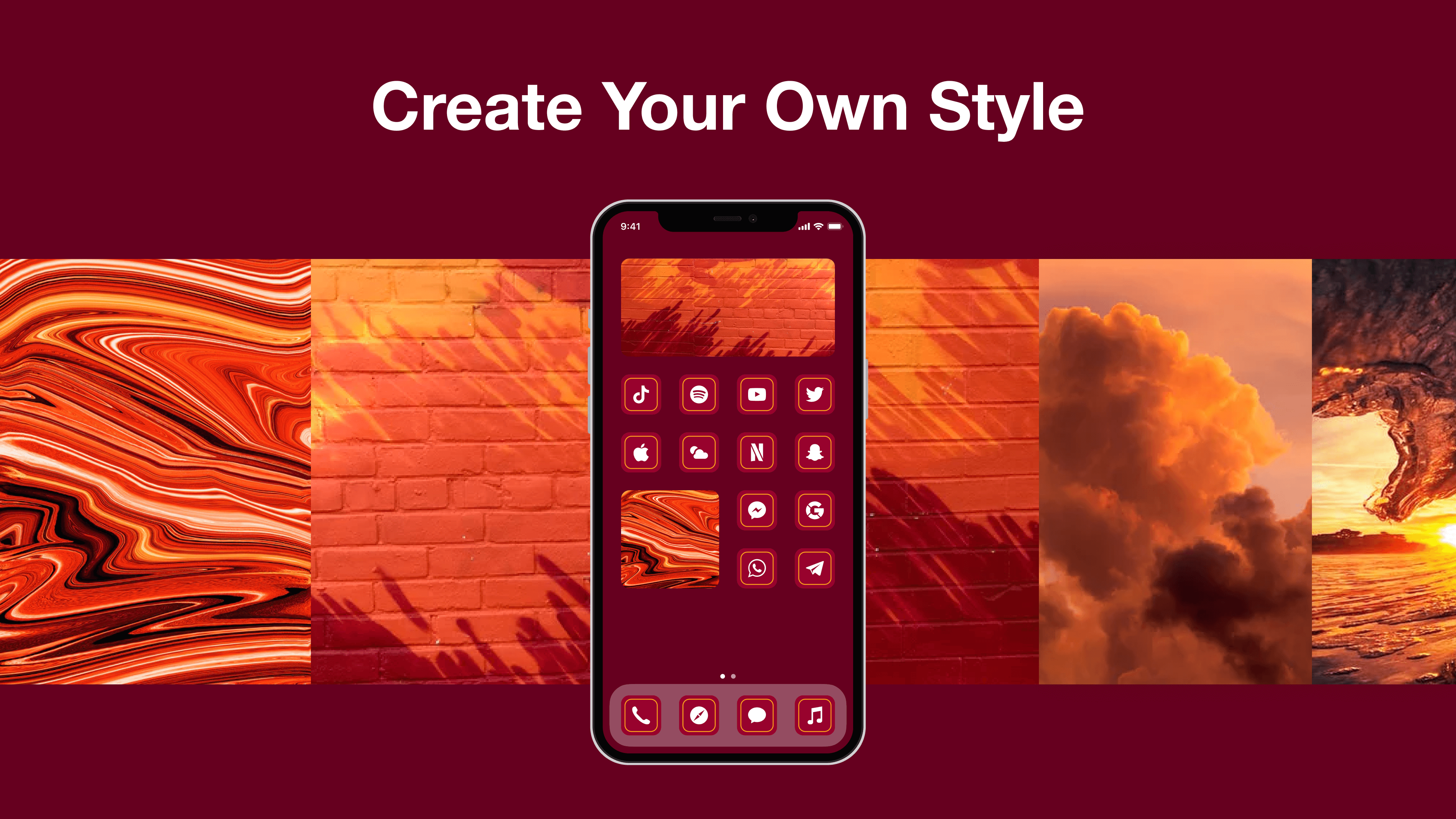iphone ios app icon vibe style