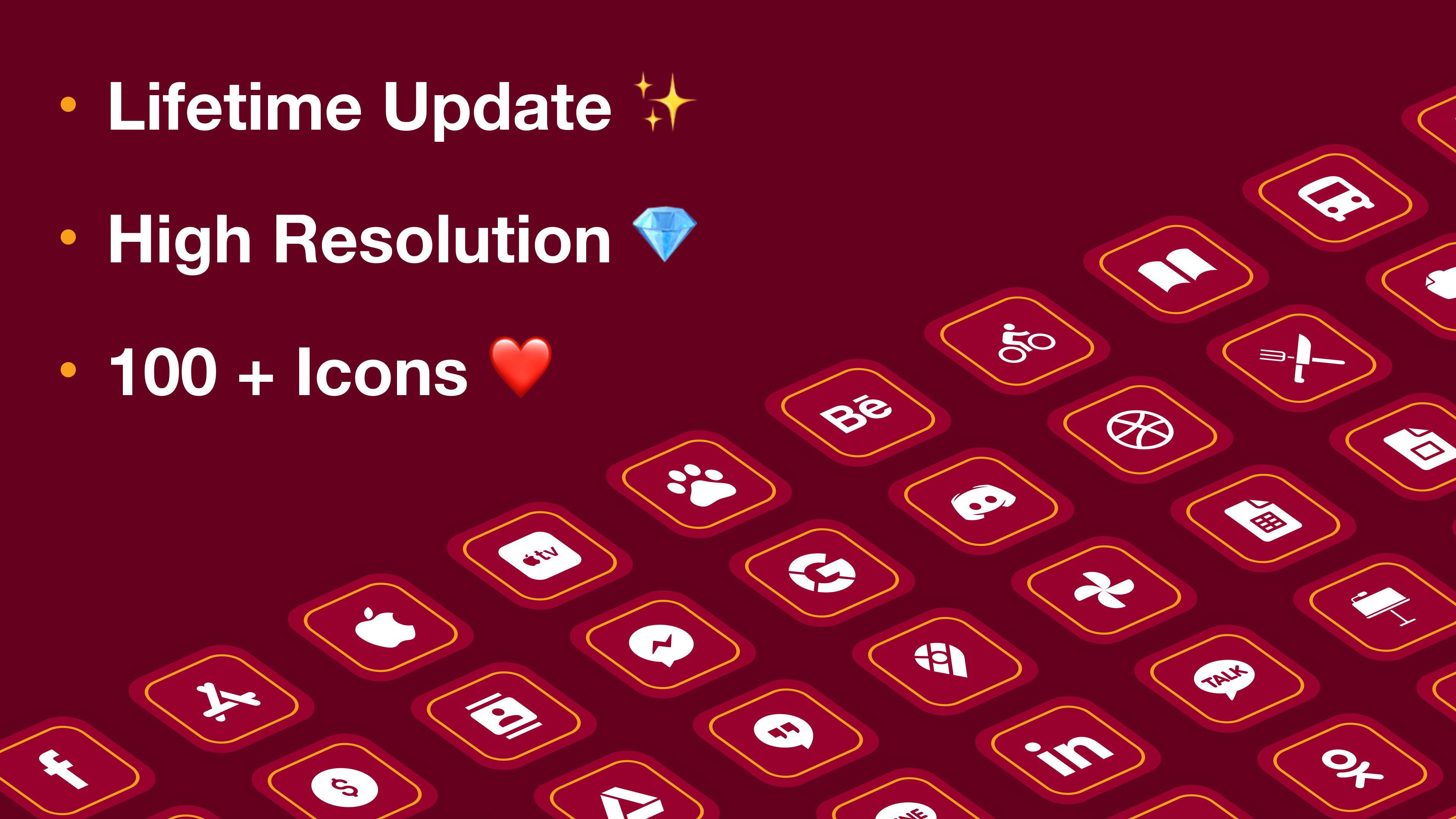 iphone ios app icon vibe style