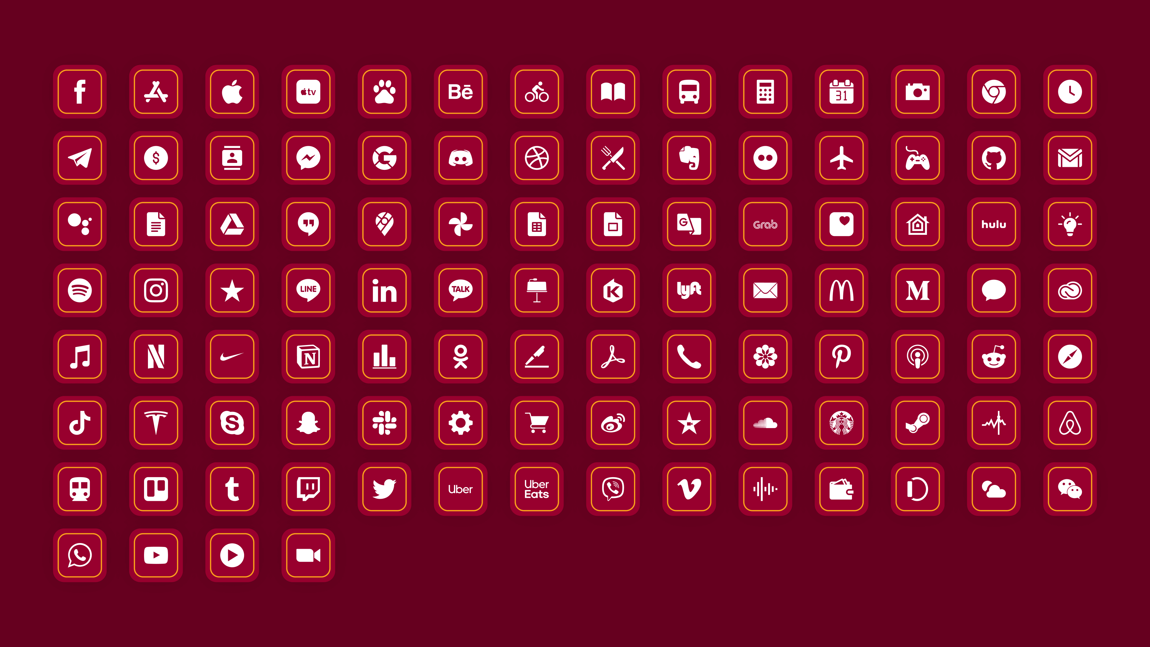 iphone ios app icon vibe style