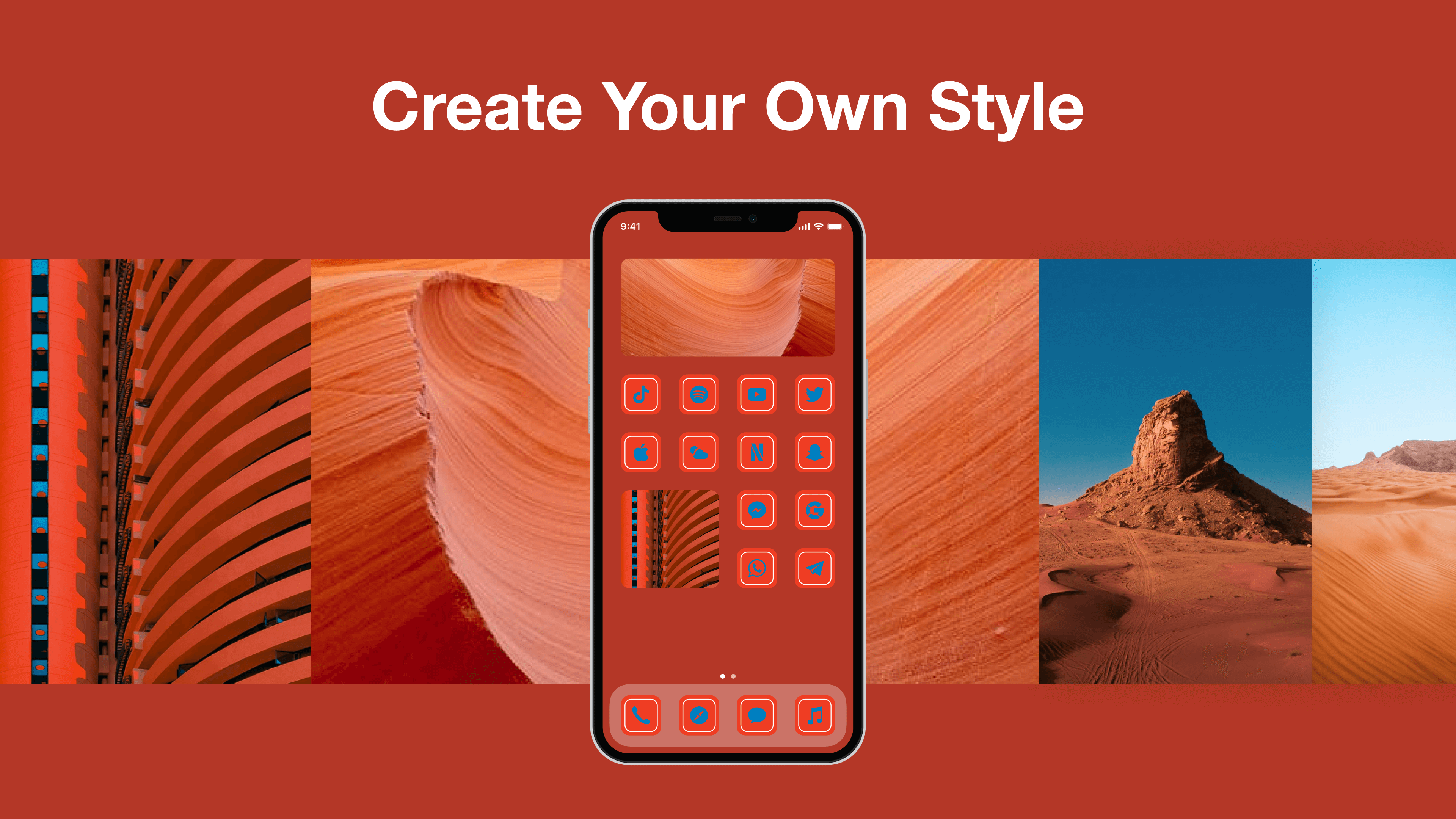 iphone ios app icon vibe style