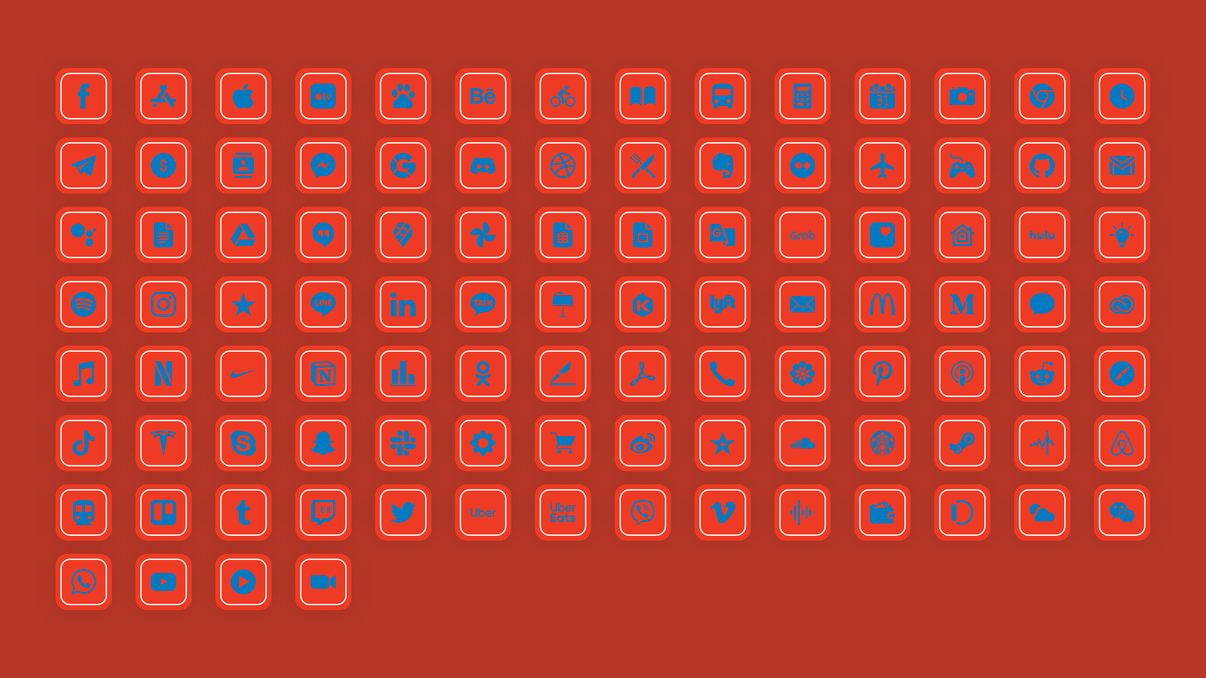 iphone ios app icon vibe style